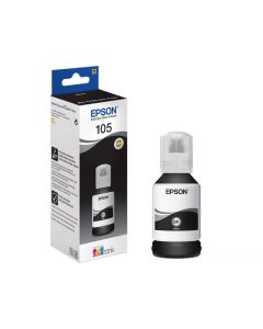 Bouteille D'encre Originale EPSON ECOTANK 105 140 ml Noir 