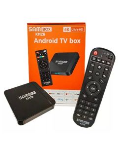 Box TV Android SAMBOX KM26 4K 2Go 16Go + 2 Abonnements 12 Mois