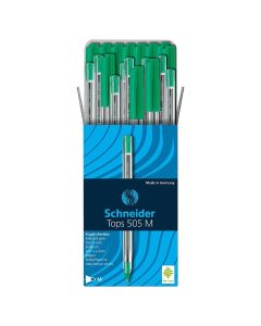 Pack de 50 Stylos SCHNEIDER Tops 505 M - Vert