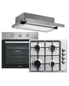 Pack Électroménager Four & Table de Cuisson Encastrable KUMTEL + Hotte ORIENT 