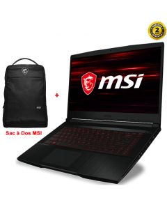 PC Portable Gamer MSI GF63 Thin i5 11è Gén 16Go GTX 1650