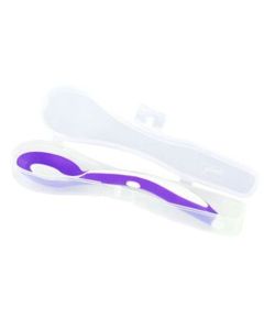 Cuillère MYCEY Pour Bébé avec Etui - Violet