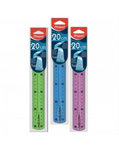 Règle Plate MAPED Twist 'N' Flex 20cm