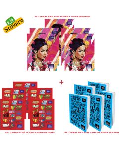 Pack YAMAMA De 15 Cahiers Super Avec Couverture Carton