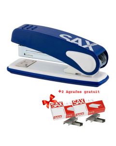 Agrafeuse SAX  + 2 x Agrafes Gratuit - Bleu (SAX239)