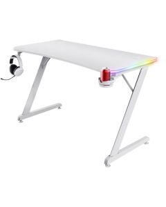 Bureau de Gaming TRUST GXT 709 Luminus RGB - Blanc