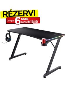 Bureau de Gaming TRUST GXT 709 Luminus RGB - Noir
