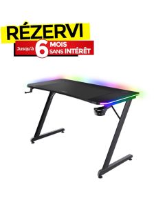 Bureau de Gaming TRUST GXT 710 Luminus RGB - Noir