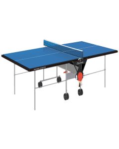 Table Ping Pong GARLANDO ITRAINING Exterieur + Roue - Bleu (C-113E)