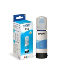 Bouteille D'encre Original EPSON ECOTANK 103 - Cyan (C13T00S24A)