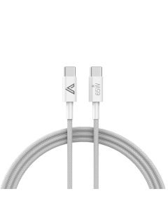 Câble De Charge Artek Type C vers Type C 65 W - Gris