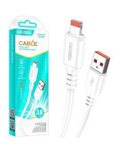 Câble De Charge KAKUSIGA USB-A VERS IOS 1M - Blanc 