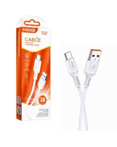 Câble De Charge KAKUSIGA USB-A VERS Type C 1M - Blanc 