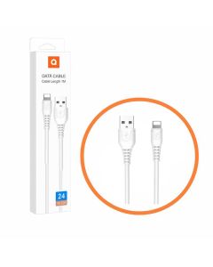 Câble De charge wuw-x166 2.4A Lightning IOS- Blanc