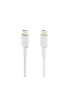 Câble chargeur Belkin USB‑C vers USB‑C BOOST Charge - Blanc