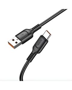 Cable Chargeur KAKUSIGA USB-A Vers Type-C 1M - Noir