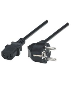 Cable D'alimentation MANHATTAN PC vers Schuko CEE Pour Chargeur