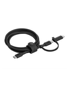 Câble De Charge BELKIN USB-C Vers USB-C et Lightning 2en1 - Noir