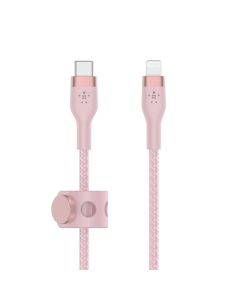 Câble De Charge BELKIN BOOST Charge Pro Flex USB-C Vers Lightning - Rose