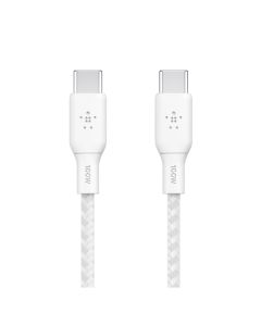 Câble De Charge BELKIN BOOST Charge USB-C Vers USB-C 100W - Blanc