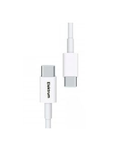 Câble De Charge ELEKTRUM Type-C 25W 1M - Blanc