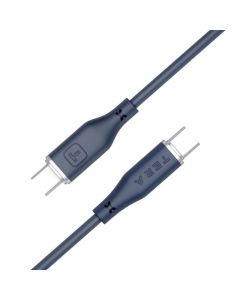 Câble De Charge en Silicone TERA type C vers type C - Bleu