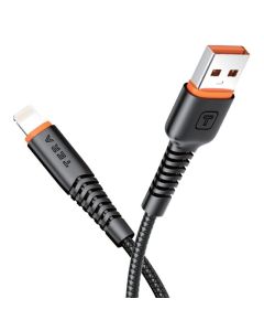 Câble De Charge imprimé en PVC TERA type A vers Lighting - Noir