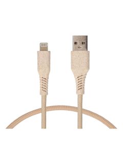 Câble De Charge KSIX Eco Friendly USB-A Vers Lightning - Blanc