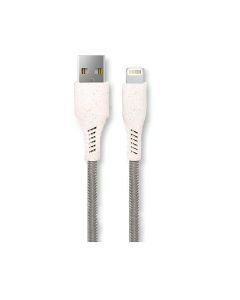 Câble De Charge KSIX Eco Friendly USB-A Vers Lightning - Blanc