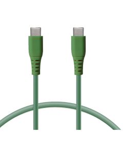 Câble De Charge KSIX USB-C 2.4A - Vert