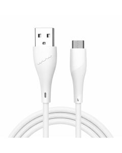 Câble De Charge WUW USB-A Vers Micro USB X204 - Blanc