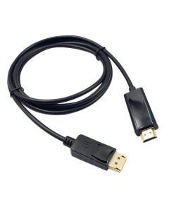 Câble DisplayPort  vers HDMI 1.8 mètres - Noir