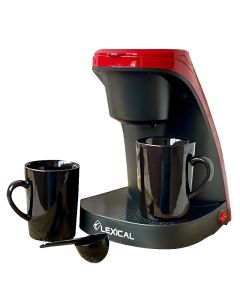 Cafetière Électrique LEXICAL LEM-0620 450Watts - Rouge