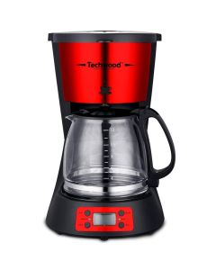 Cafetière TECHWOOD TCA-1295 1000W - Rouge