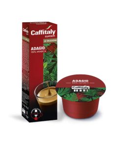 Paquet De 10 Capsules CAFFITALY Adagio Avec 2 Filtres