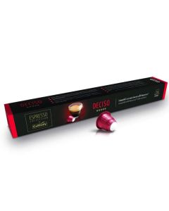 Paquet De 10 Capsules CAFFITALY Deciso Compatible Nespresso