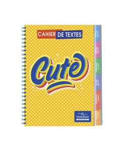 Cahier de textes YAMAMA Couverture Plastique 