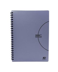 Cahier KO Wiro 200 Pages GF Avec Couverture Plastique Uni (8500279)