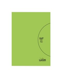 Cahier Piqué YAMAMA BMV 64 Pages UNI SYS 80Gr - Vert