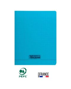 Cahier Piqûre CALLIGRAPHE 192 Pages 90 Gr Seyès 17x22 - Bleu