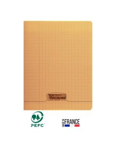 Cahier Piqûre CALLIGRAPHE 192 Pages 90 Gr Seyès 17x22-Orange