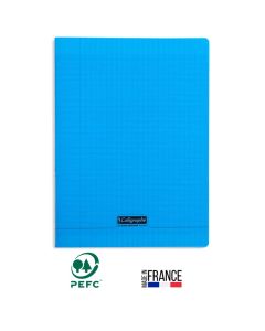 Cahier Piqûre CALLIGRAPHE 192 Pages 90 Gr Seyès 24x 32 cm - Bleu 