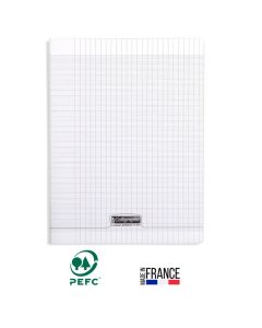 Cahier Piqûre CALLIGRAPHE 192 Pages 90 Gr Seyès 24x 32 cm - Incolor