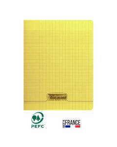 Cahier Piqûre CALLIGRAPHE 96 Pages 90 Gr Seyès 24x32 - Jaune 