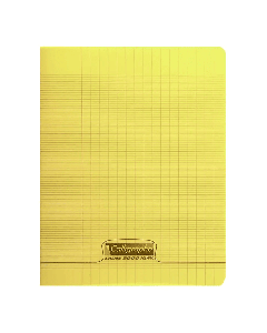 Cahier Piqûre CALLIGRAPHE 96 Pages 90 Gr Seyès 24x32 cm - Jaune 