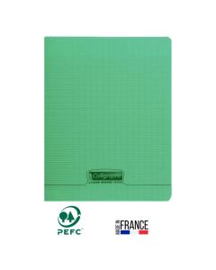 Cahier Piqûre CALLIGRAPHE 96 Pages 90 Gr Seyès 24x32 cm-Vert