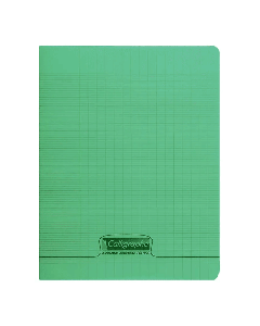 Cahier Piqûre CALLIGRAPHE 96 Pages 90 Gr Seyès 24x32 cm - Vert