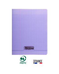 Cahier Piqûre CALLIGRAPHE 96 Pages Seyès 90gr 17x22 - Violet
