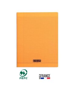 Cahier Piqûre CALLIGRAPHE 96 Pages Seyès 90gr 24x32 cm - Orange 