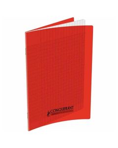 Cahier Piqûre CONQUERANT 192 Pages 70 Gr Seyès 21x29,7 cm - Rouge